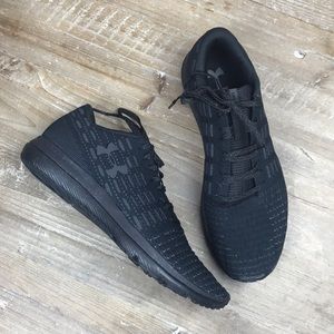 UA threadborne slingflex speckle black size 11.5